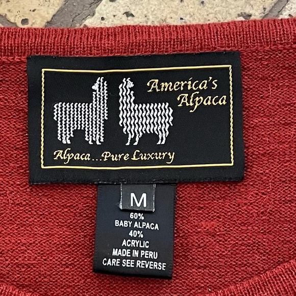AMERICA’S ALPACA Long Sleeve Sweater M - Picture 10 of 12
